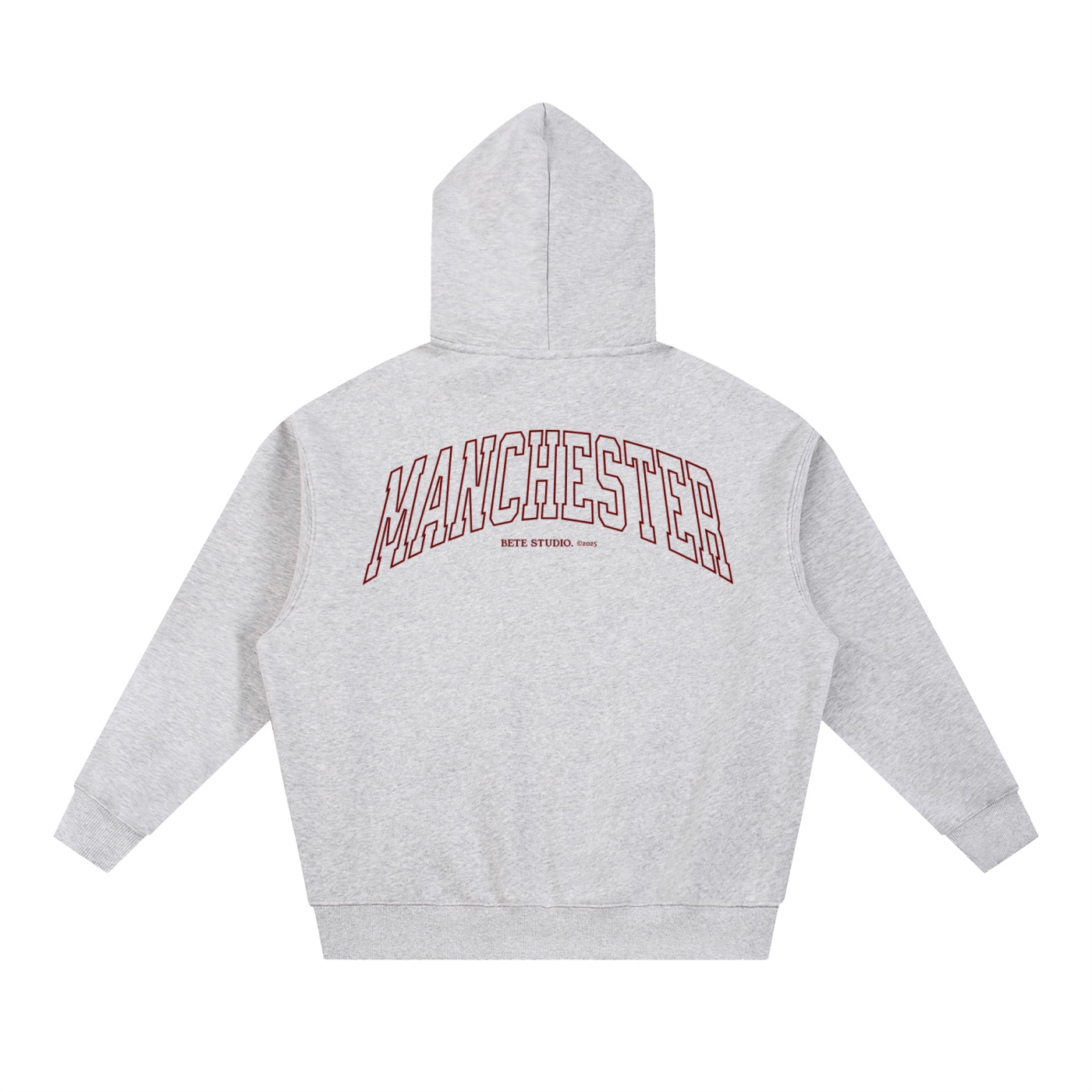 Essential Oversized Boxy Fit Fleece Hoodie - Image 2